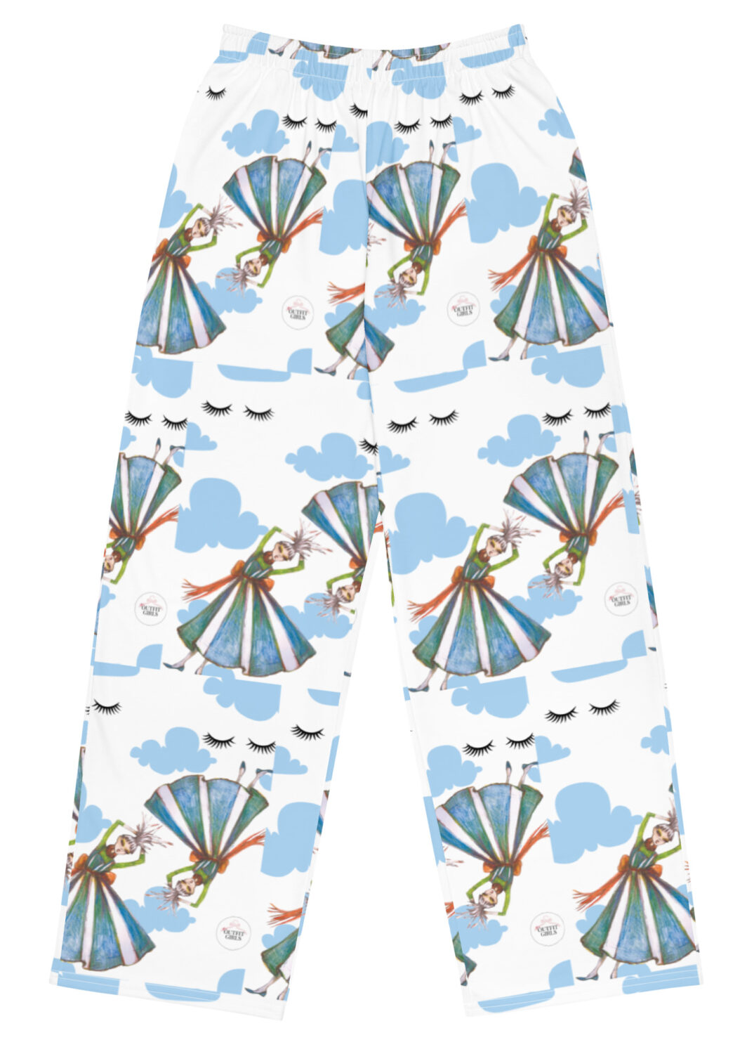 FLOATING FASHION - THE OUTFIT GIRLS All-over print  pajama pants