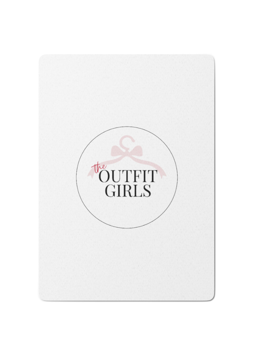 THE OUTFIT GIRLS LOGO Poker playing cards