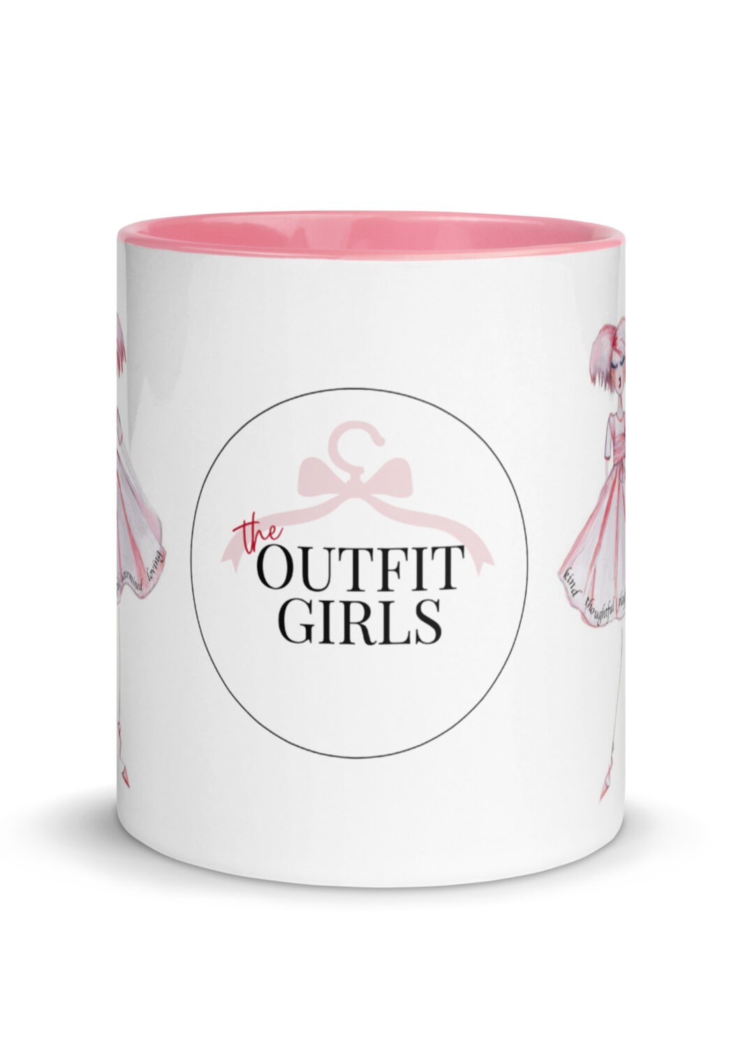 PINK! THE OUTFIT GIRLS Mug with Color Inside