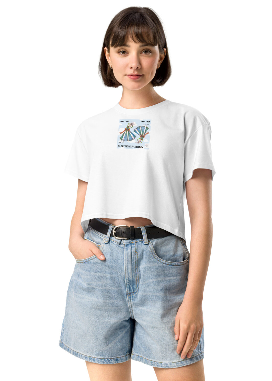FLOATING FASHION - THE OUTFIT GIRLS Women’s crop top