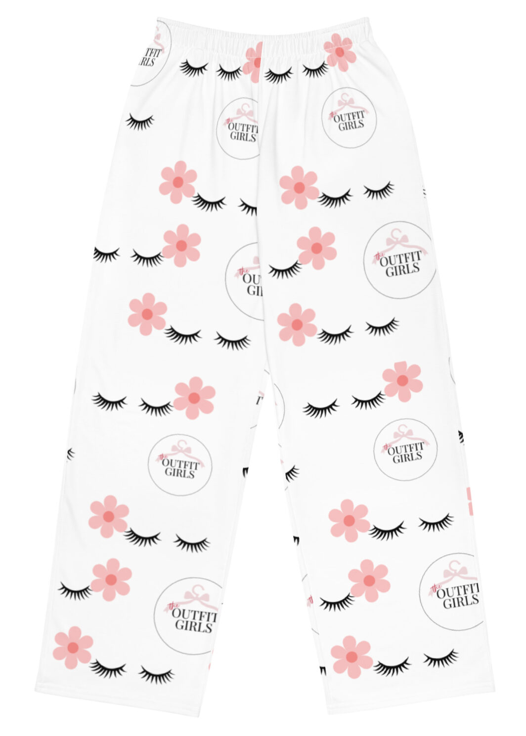 All-over print unisex wide-leg pants