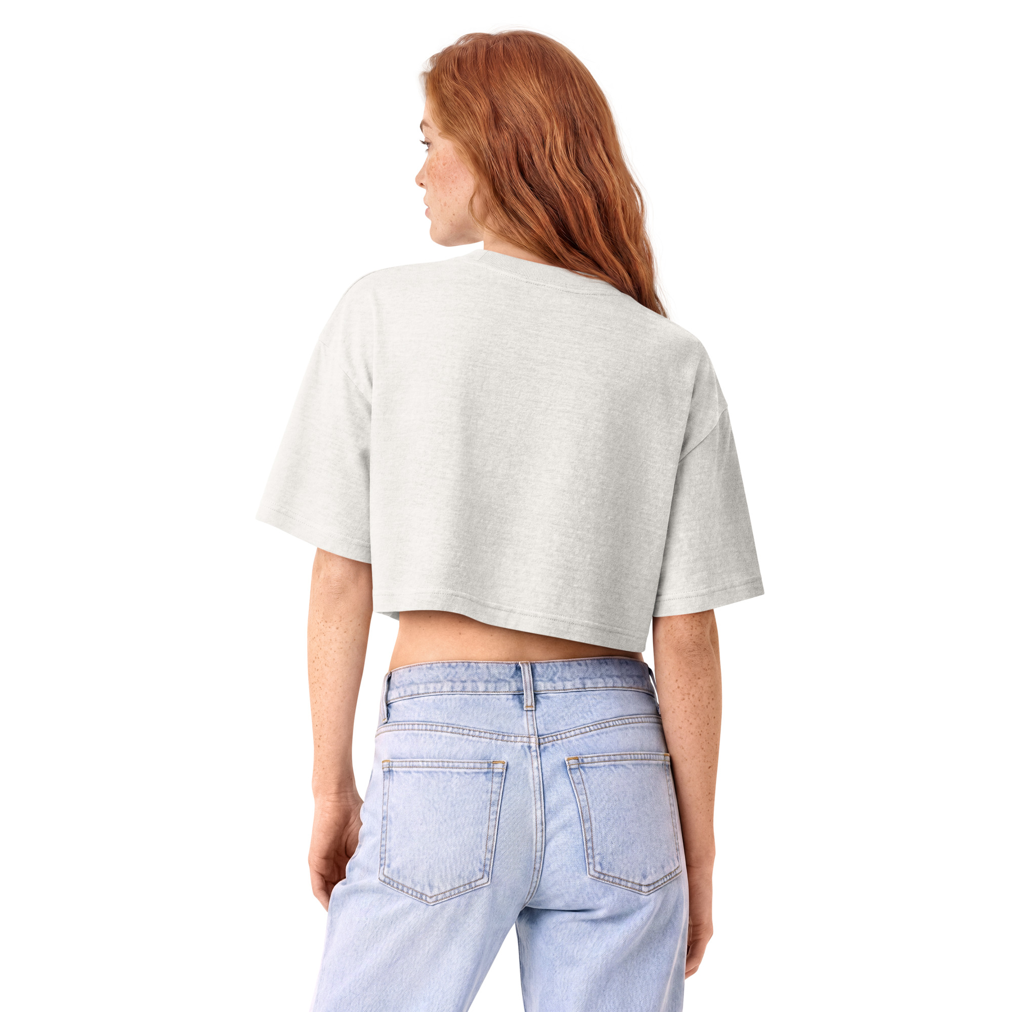 Women’s garment dye cropped tee - Image 2